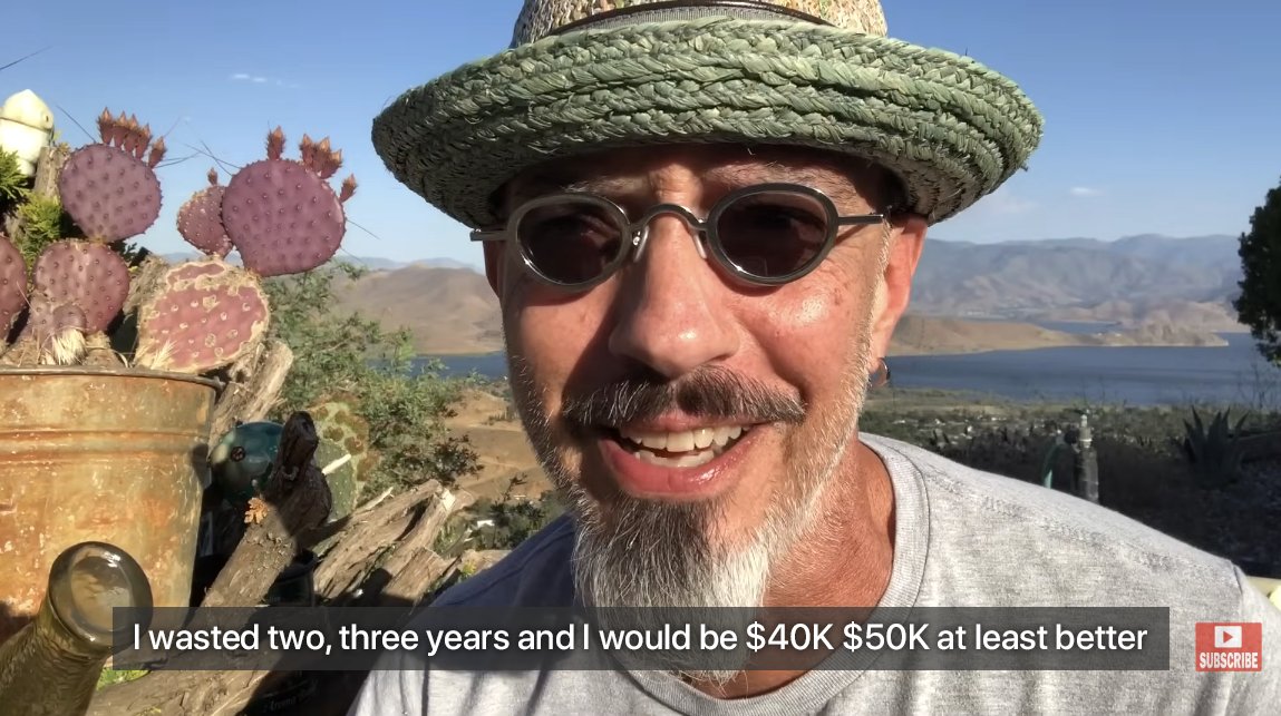 Duane on YouTube describing his retirement DIY mistake